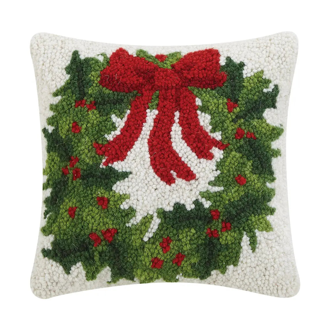 Holiday Wreath Hook Pillow