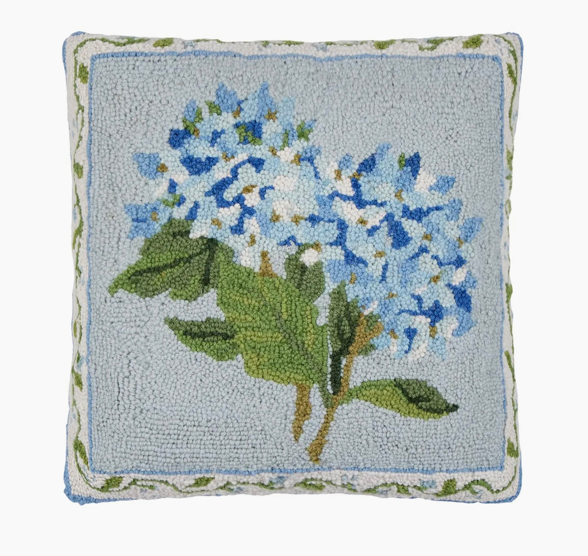 Blue Hydrangea Hook Pillow