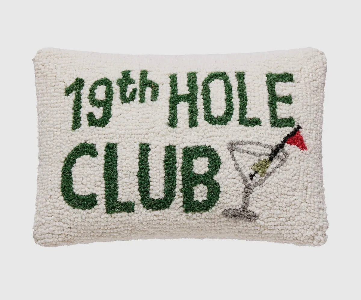 19th Hole Club Hook Pillow