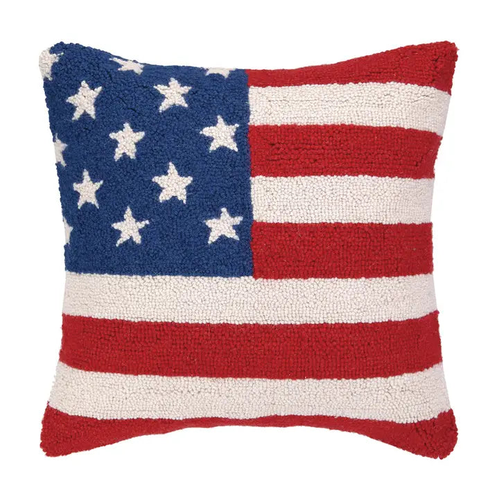 USA American Flag Red White & Blue Hook Pillow