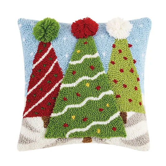3D Christmas Trees Hook Pillow
