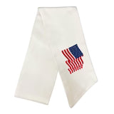 American Flag Wreath Sash