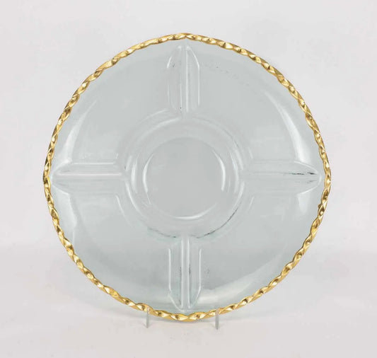 Cordova Chip and Dip Round Serving Tray