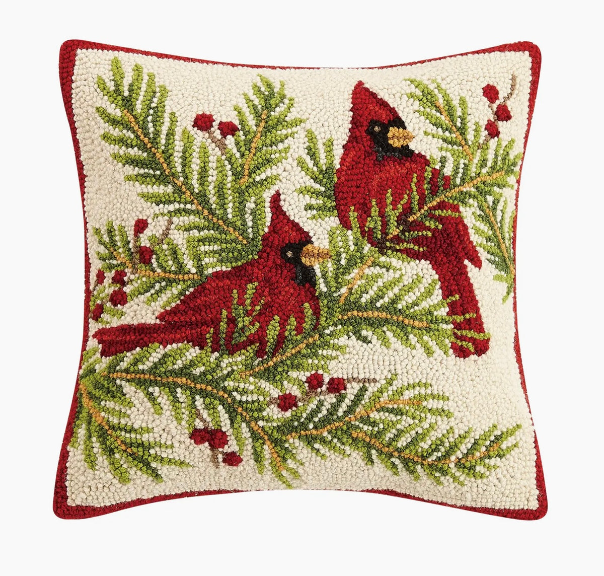 Cardinal Hook Pillow