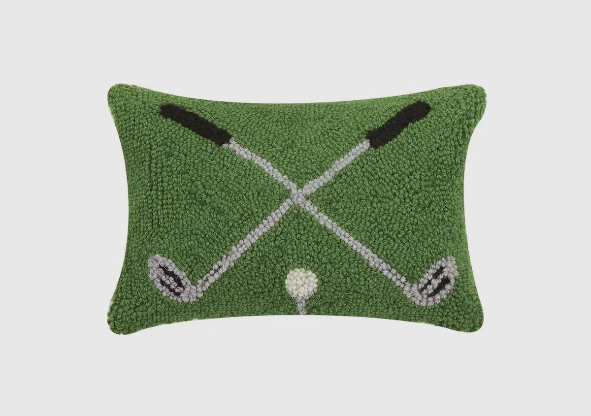 Cross Golf Clubs Hook Pillow
