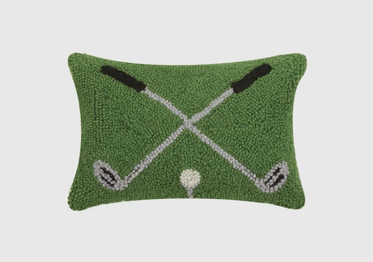 Cross Golf Clubs Hook Pillow