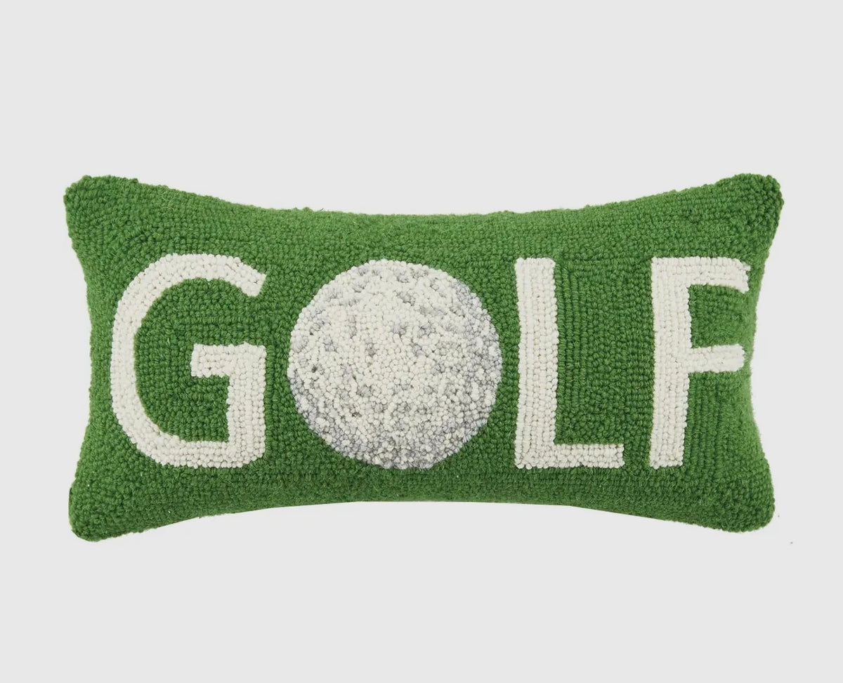 Golf with Ball Icon Hook Pillow