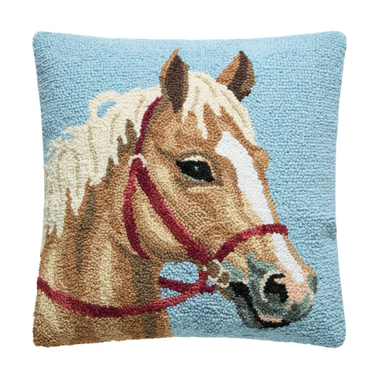 Palomino Horse Hook Pillow