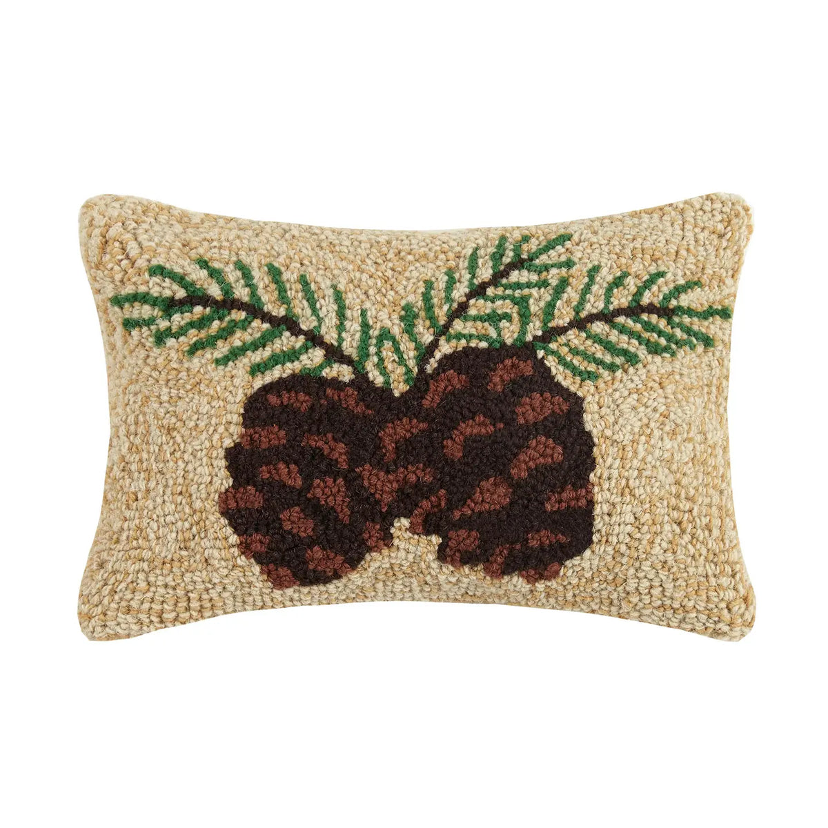 Pine Cone Hook Pillow