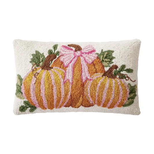Stripe Pumpkin Hook Pillow