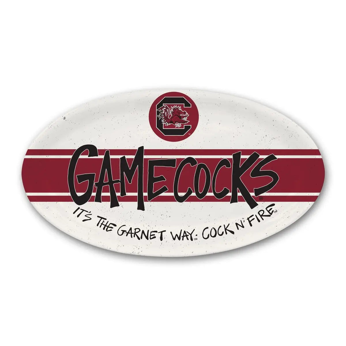 South Carolina Univ Oval platter