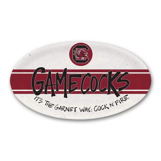 South Carolina Univ Oval platter