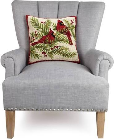 Cardinal Hook Pillow