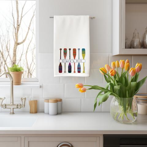 Clarks Hill Lake kitchen towel