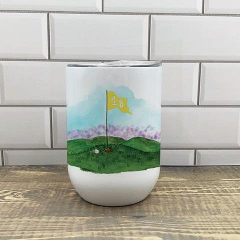 Golf Hole tumbler 12 oz.
